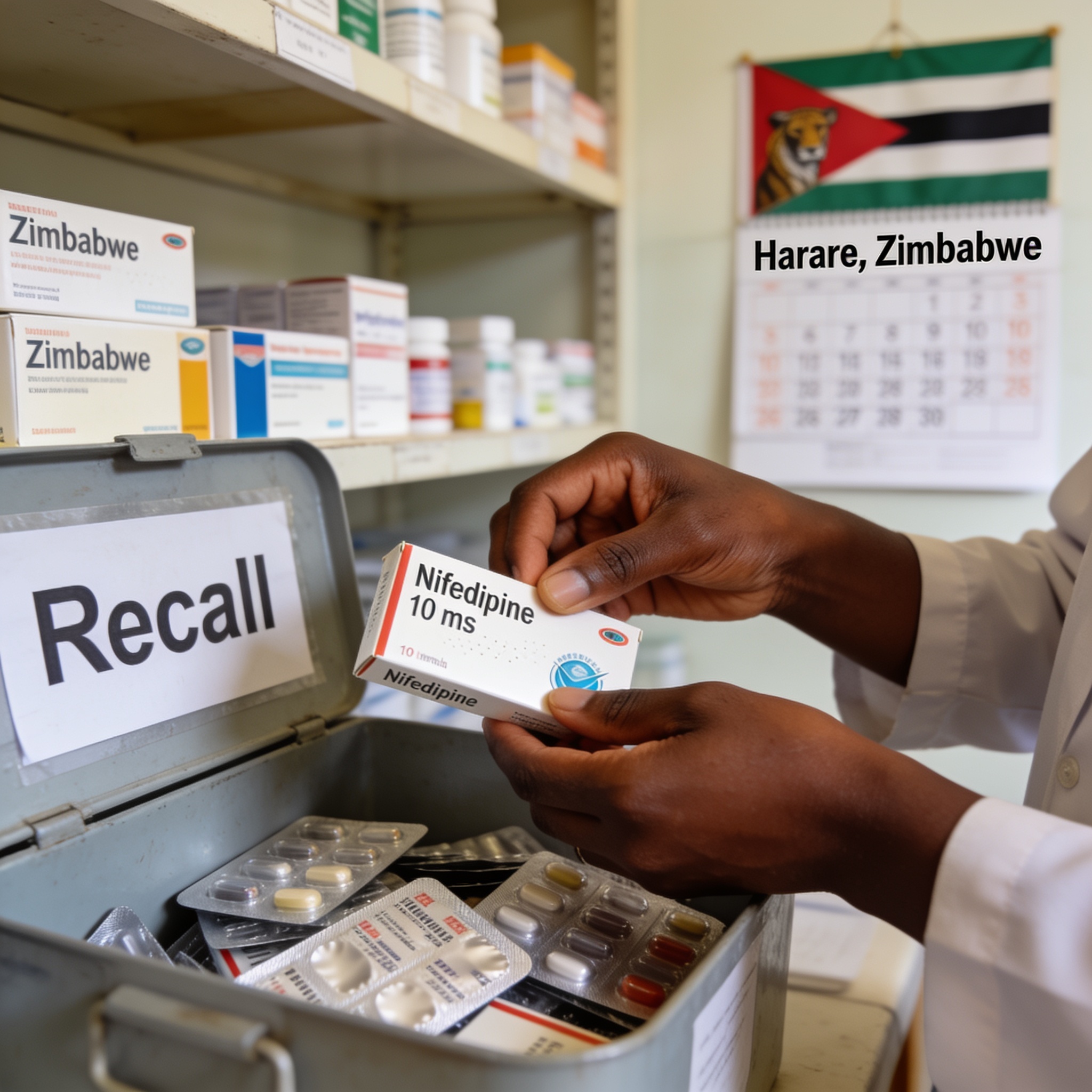 Zimbabwe Recalls Blood Pressure Drug Nifedipine 10mg Over Quality Concerns