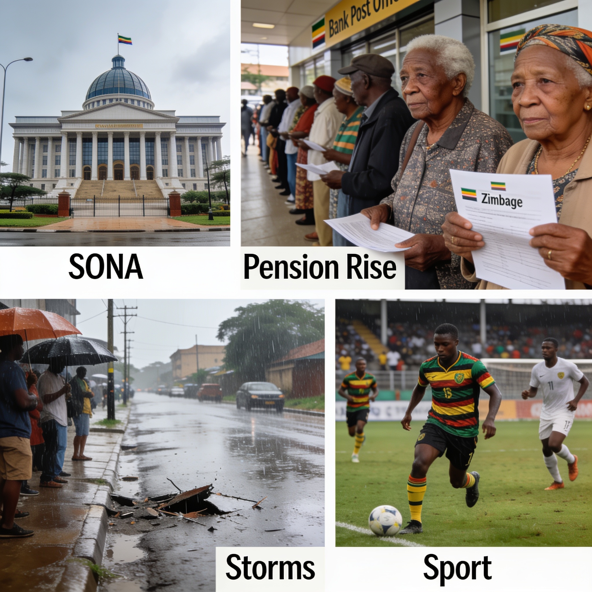 Zimbabwe Week Ahead: SONA, Pension Rise, Storms and Sport